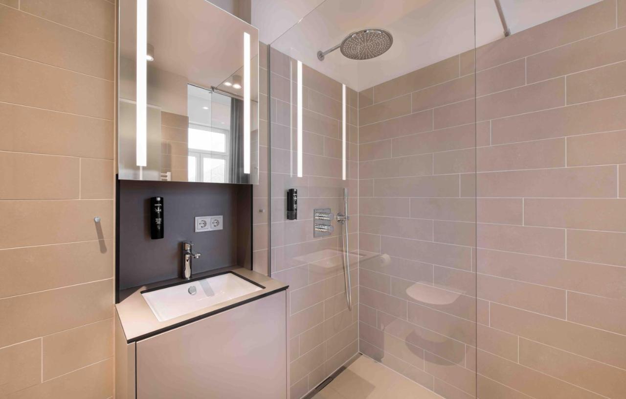 Oberdeck Studio Apartments - Adults Only Hamburg Luaran gambar Bathroom