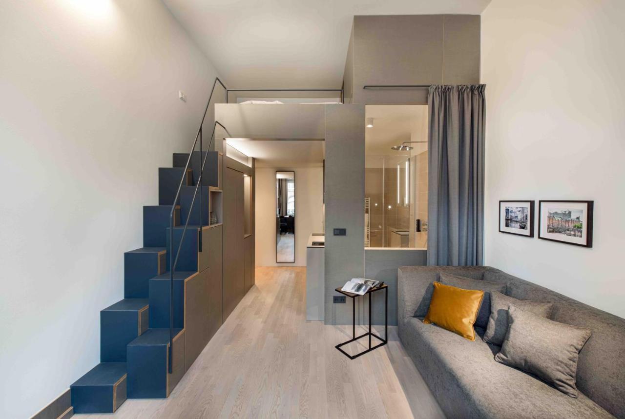 Oberdeck Studio Apartments - Adults Only Hamburg Luaran gambar