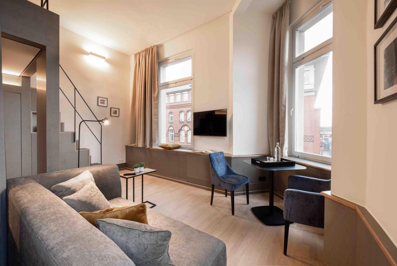 Oberdeck Studio Apartments - Adults Only Hamburg Luaran gambar